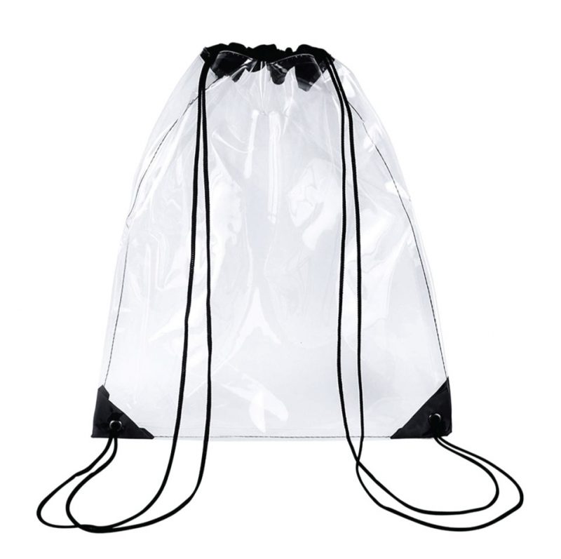 Clear Drawstring Backpack Mr. B's Festival Needs General Store