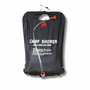 5-Gallon Solar Shower Bag with Hose & Valve | Portable Outdoor Camping Shower