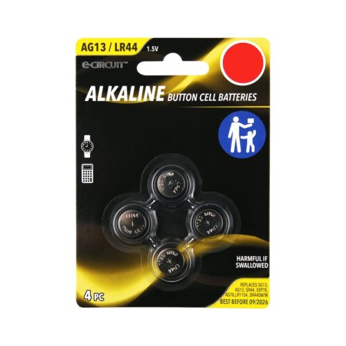 AG13 / LR44 Disc Batteries (4 Pack)